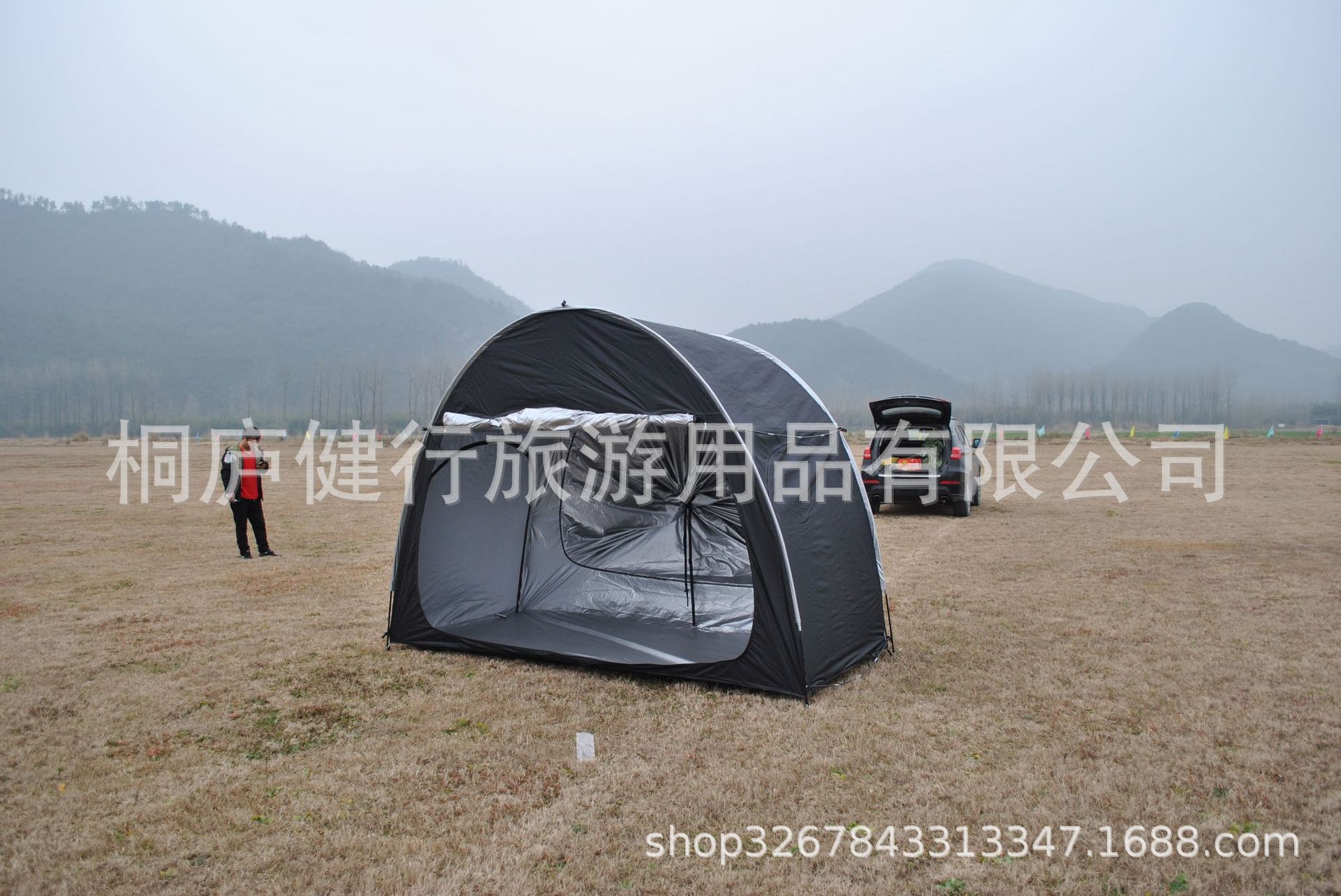 Cheap Goat Tents Outdoor Car Trunk Tent Sunshade Rainproof Tailgate Shade Awning Tent For SUV Car Self Driving Tour Barbecue Camping Tool   